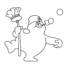 Frosty the Snowman coloring page