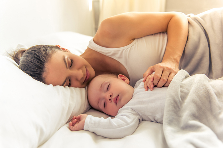Good sleep helps reduce dark circles in babies