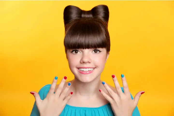 Hair bow, Fashionable Long Hairstyles For Kids