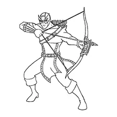 Hawkeye, Avengers coloring page