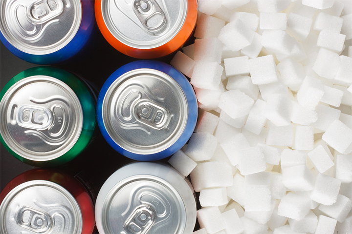 High amount of sugar is present in energy drinks