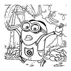 Featured image of post Free Printable Minion Coloring Pages Characters of these pictures are funny yellow creatures slightly resembling aliens and doing their best to please their host