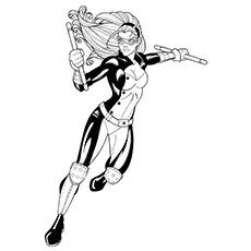 Mockingbird, Avengers coloring page