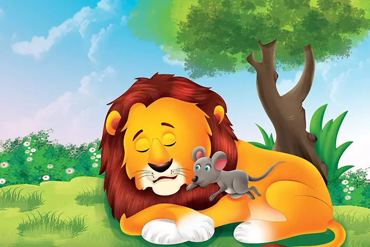 Moral Stories For Kids, The Lion And The Mouse