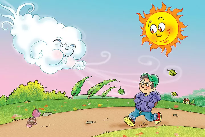 Moral Stories For Kids, The Wind And The Sun