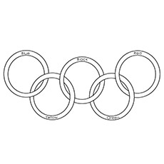 olympic rings coloring pages