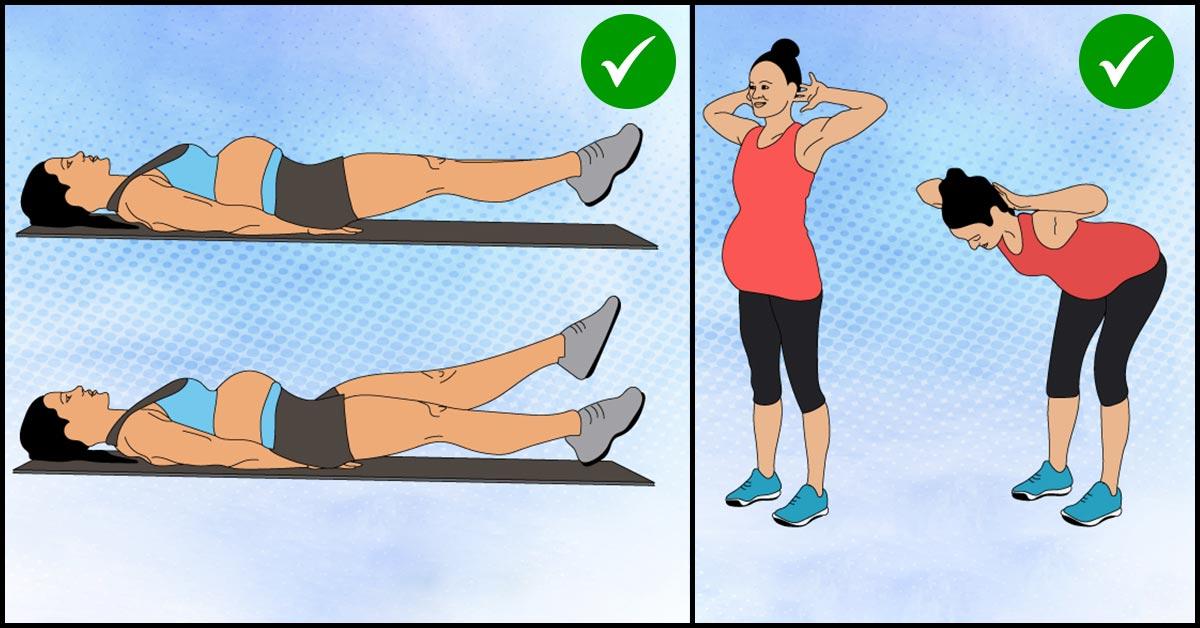 21 Safe Abdominal Ab Exercises To Perform During Pregnancy