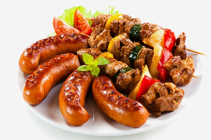 Sausage kebab during pregnancy
