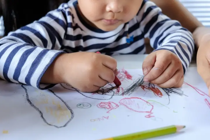 Scribbling drawing ideas for kids