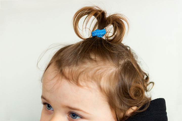 Baby Hairstyles - 4 Connecting Ponytails | Hairstyles For Girls - Princess  Hairstyles