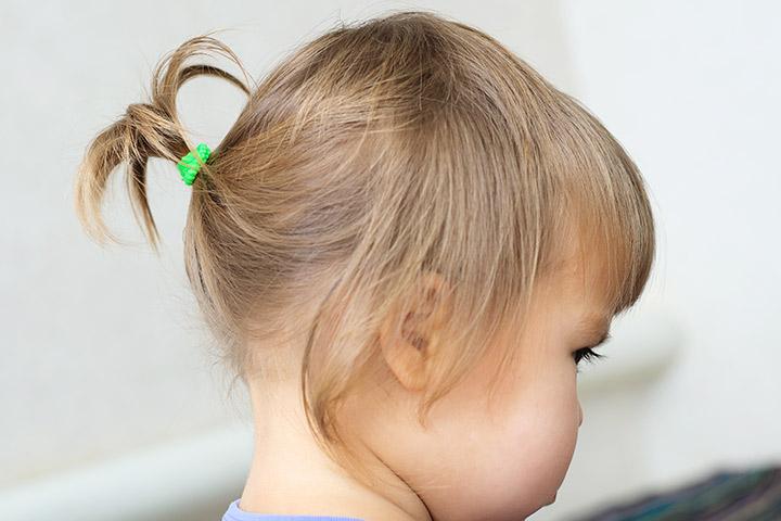 Brown Cute Wavy Hair with Short Pigtails