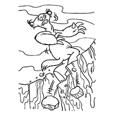Sid the Sloth coloring page