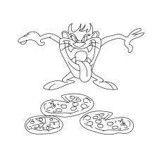 Tasmanian-Devil-Relishing-Pizza-17