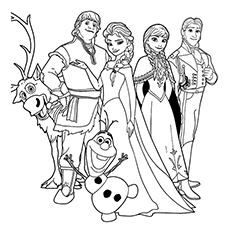 50 Beautiful Frozen Coloring Pages For Your Little Princess