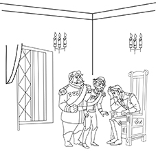 The Duke Of Weselton, Frozen coloring page