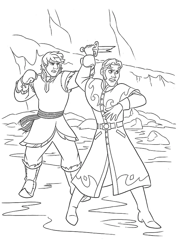 The-Fight-Between-Hans-And-Kristoff