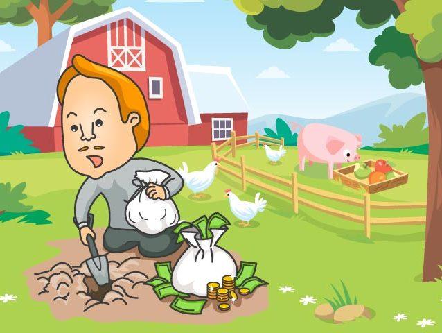 The miser and his gold