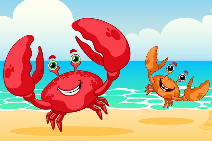 The young crab and his mother story for kids