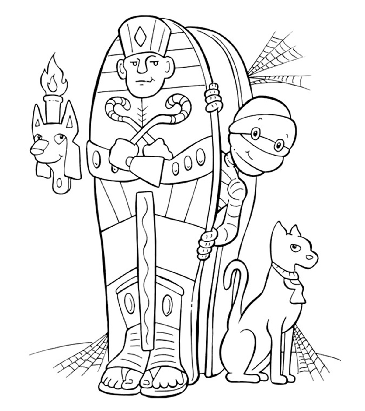Top 10 Ancient Egypt Coloring Pages For Toddlers