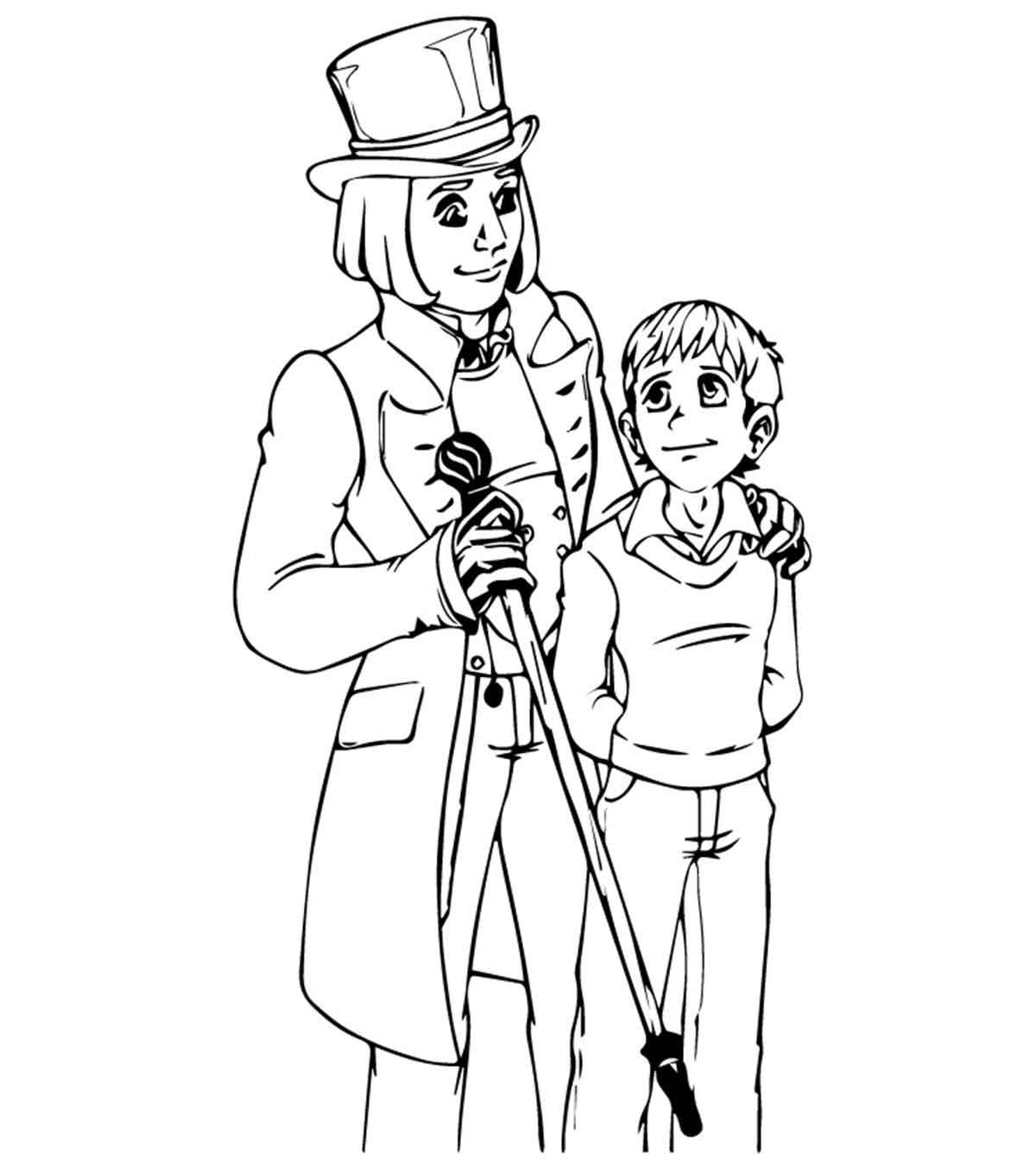 Charlie And The Chocolate Factory Coloring Pages - Learny Kids