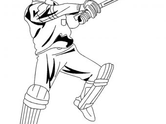 Top 10 Cricket Coloring Pages For Your Toddler