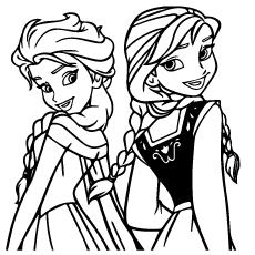 princess coloring pages frozen