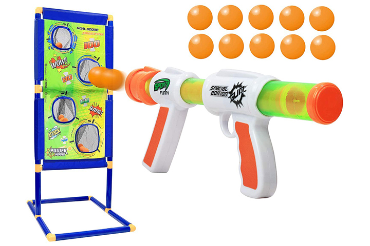 Kiddie Play Atomic Power Popper Gun Ball Shooter