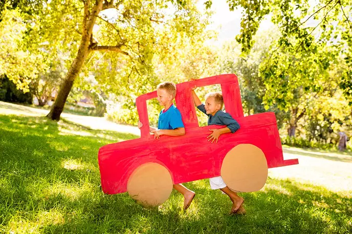 A Cardboard Car