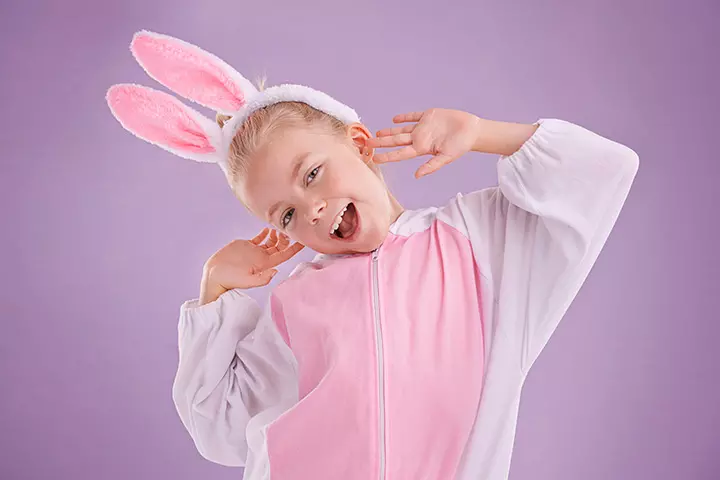 Bunny Halloween costume for kids