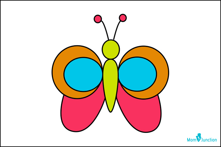 How to Draw a Simple Butterfly | Step by Step Drawing-saigonsouth.com.vn