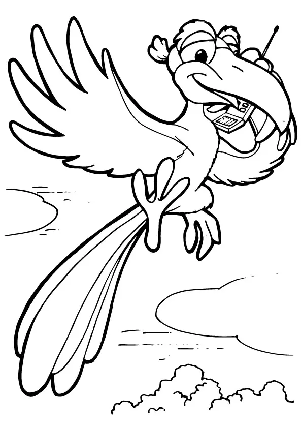 Cartoon-Parrot