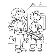 indian diwali coloring pages