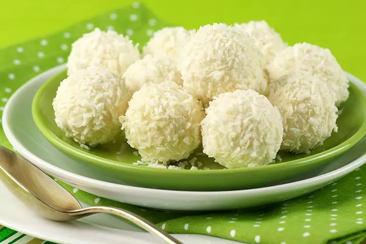 Coconut laddoo, diwali sweets recipes for children