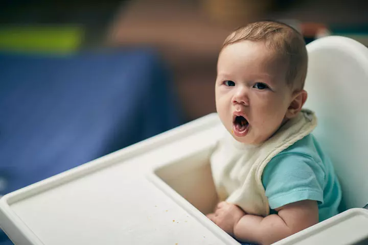 Coughing and gagging is a symptom of acid reflux in babies