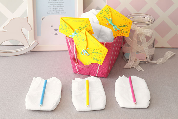 Delectably dirty diaperGame for baby shower games