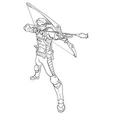 Hawkeye Coloring Pages - Earth’s Mightiest Marksman