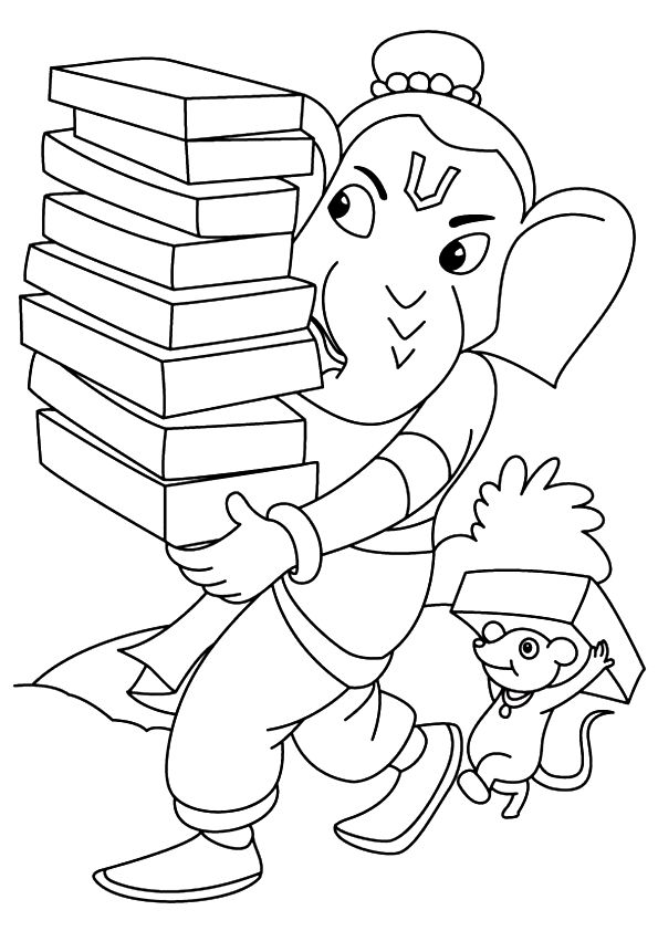 Ganesh-With-Books