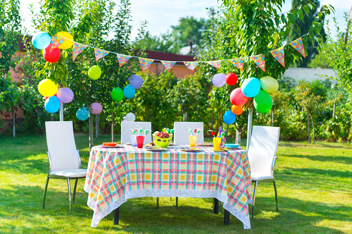 Happy birthday balloon party decoration