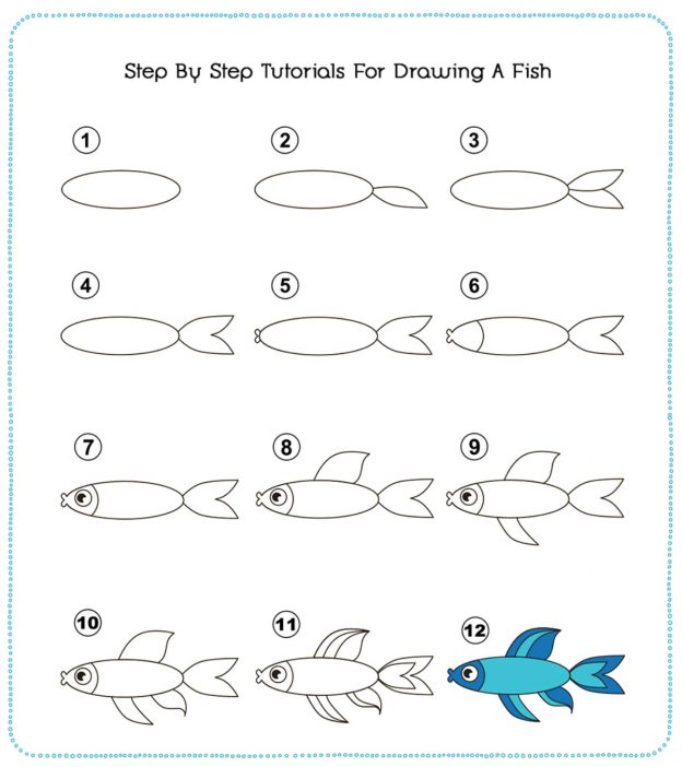 10 Amazing and Easy Step by Step Tutorials & Ideas on How to Draw