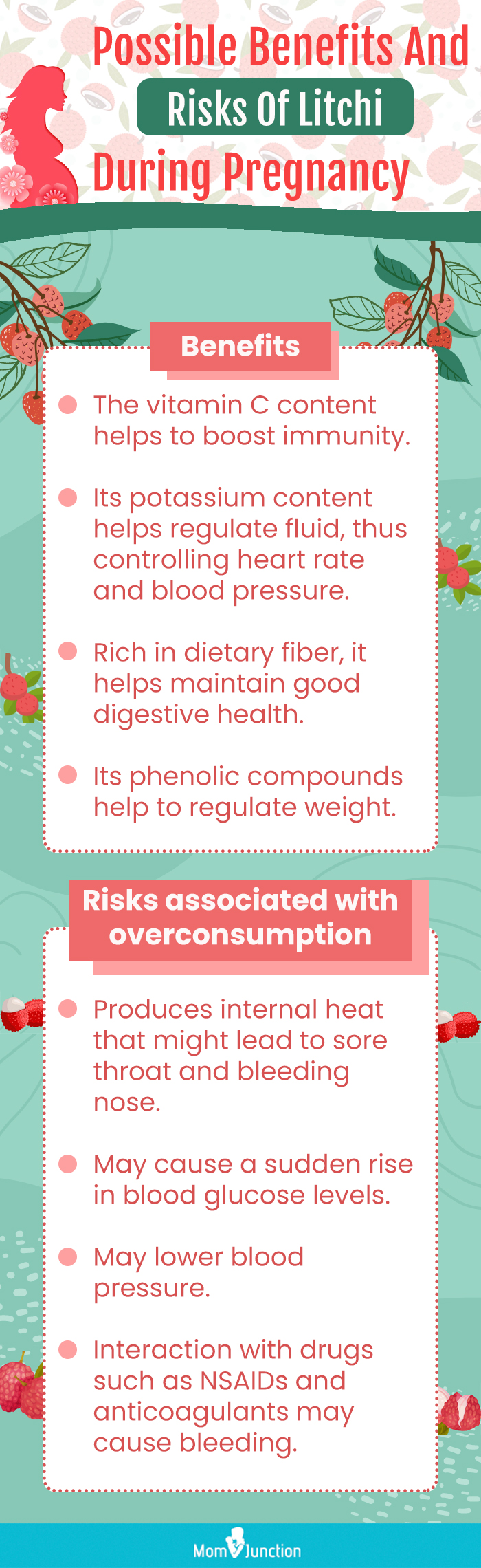 possible benefits and risks of litchi during pregnancy [infographic]