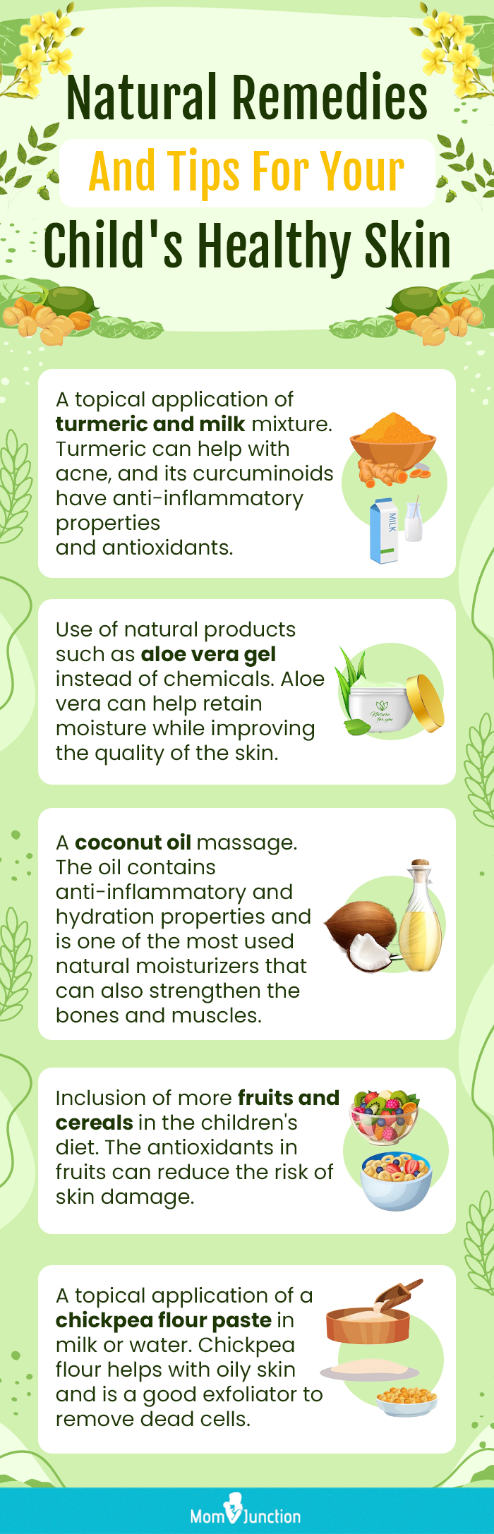 natural remedies and tips for your child's healthy skin (infographic)