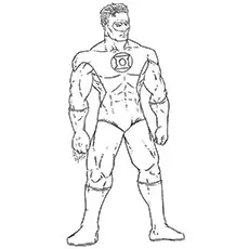 John Stewart, Green Lantern coloring page_image