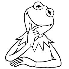 kermit the frog coloring pages