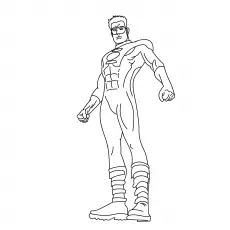 Kyle Rayner, Green Lantern coloring page_image