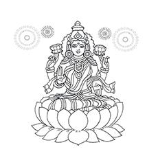 free diwali coloring pages