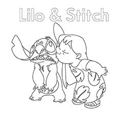 Lilo and Stitch coloring page