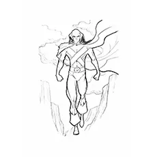 Martian Manhunter, Justice League coloring page_image