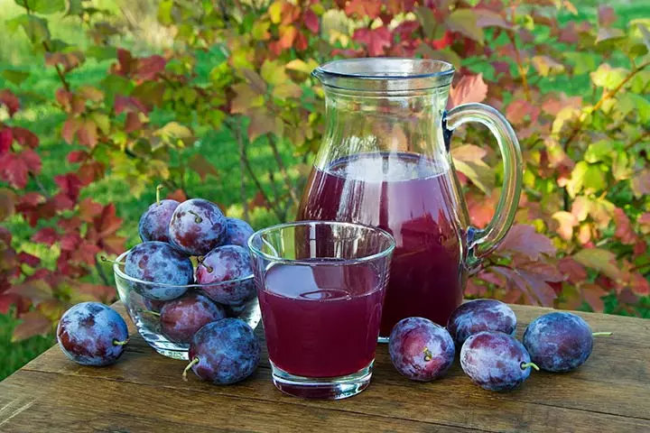 Prune juice baby prunes for constipation