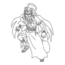 Rago, Beyblade coloring page