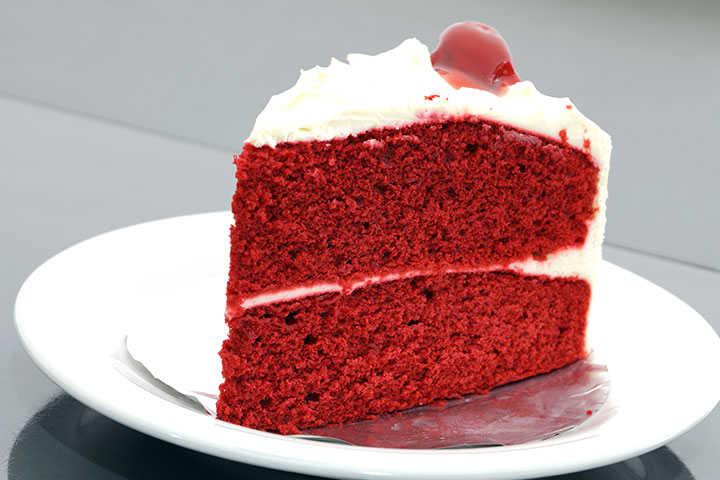 Red velvet birthday cakes for kids